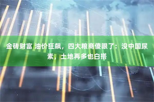 金砖财富 油价狂飙，四大粮商傻眼了：没中国尿素，土地再多也白搭