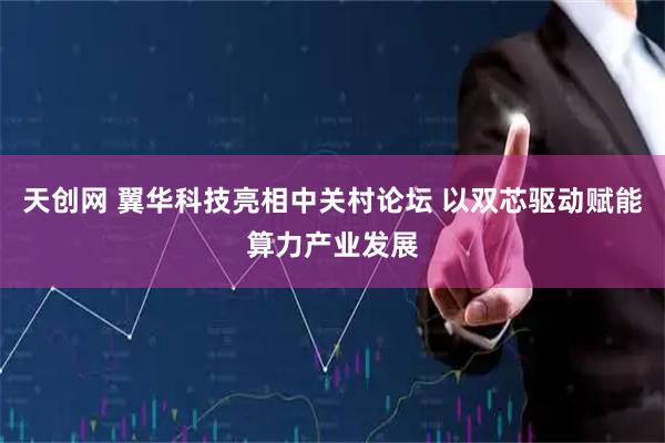 天创网 翼华科技亮相中关村论坛 以双芯驱动赋能算力产业发展