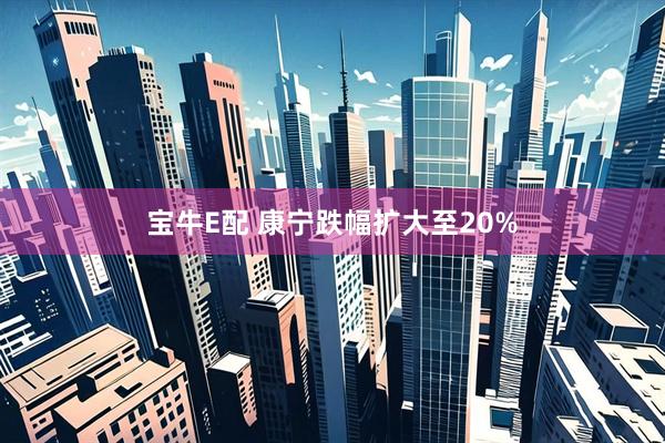 宝牛E配 康宁跌幅扩大至20%